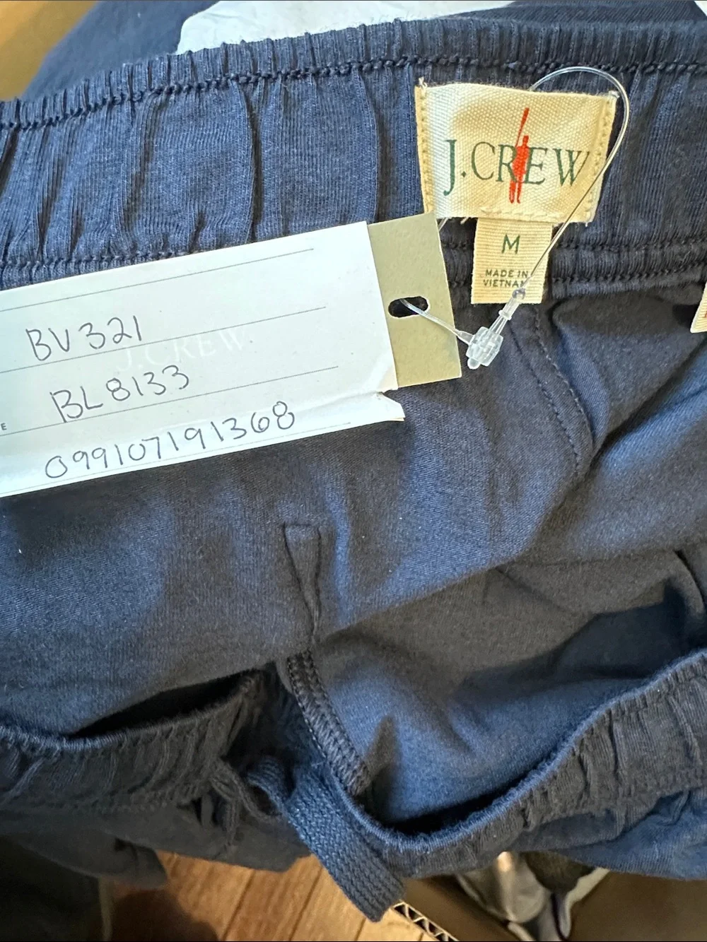 J. Crew Navy pajama cotton blend jersey - pants only